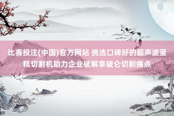 比赛投注(中国)官方网站 挑选口碑好的超声波蛋糕切割机助力企业破解拿破仑切割痛点